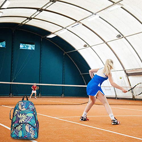 Tennis Bag Tennis Backpack - Tennis Bags for Women and Men to Hold 1 or 2 Tennis Rackets/Racquets, Multifunctional Sports Bag