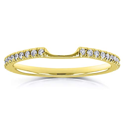 Kobelli Notched Diamond Wedding Band 1/8 CTW in 14k Gold - 7.5 / yellow-gold