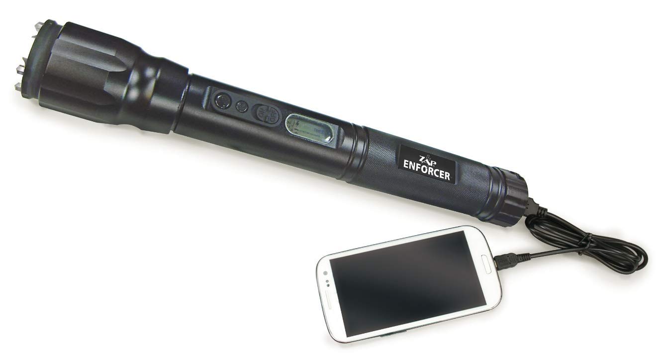 Zap Enforcer 2,000,000 Volt Ultra-High Power Stun Device/Flashlight