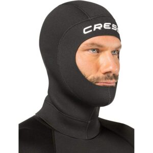 Cressi Solo Hood w/Bib 2 mm, Black, XL