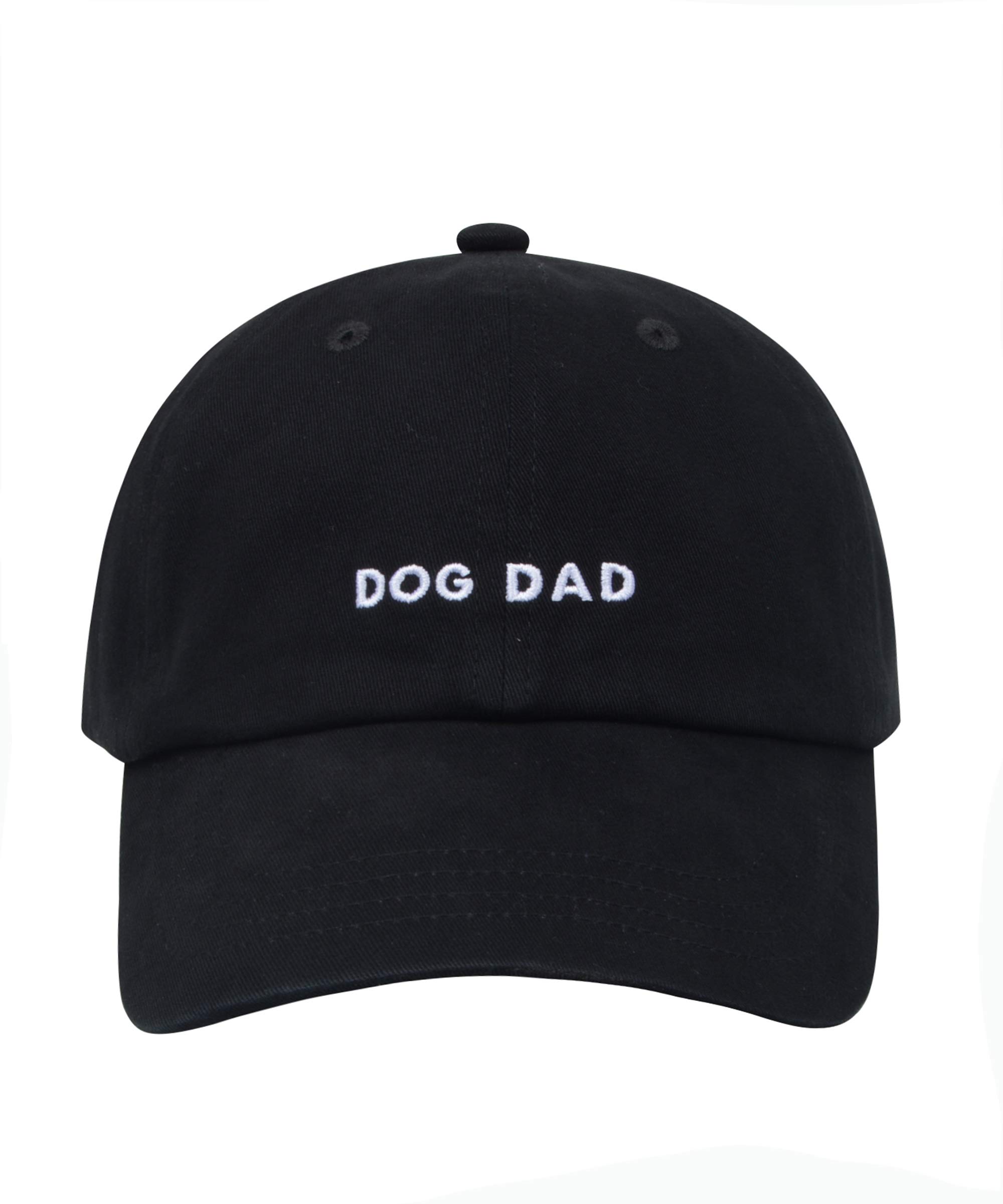 Hatphile 6 Panel Soft Embroidery Dog Dad Hat Dog Mom Hat Adjustable Baseball Cap Dog Lover Gifts for Men/Women