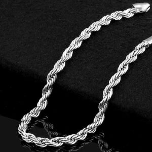 wpOP59NE Women's Bracelet 925 Sterling Silver Twist Bangle Cuff Charm Clasp Party Jewelry for Loved Ones (Silver)