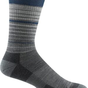 Darn Tough Frequency Crew Lightweight Sock with Cushion - Men's Gray X-Large