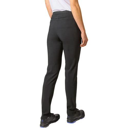 SLIM-SATION Women's Golf Regular Pull-On Straight-Leg Pant with Pockets (Charcoal, 14)