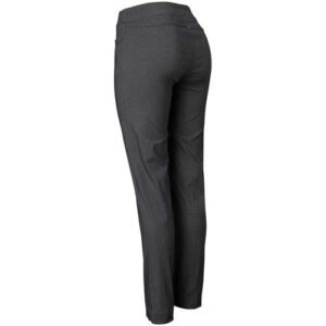 SLIM-SATION Women's Golf Regular Pull-On Straight-Leg Pant with Pockets (Charcoal, 14)