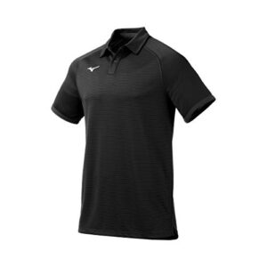 mizuno unisex adult men's polo, black, xx-large