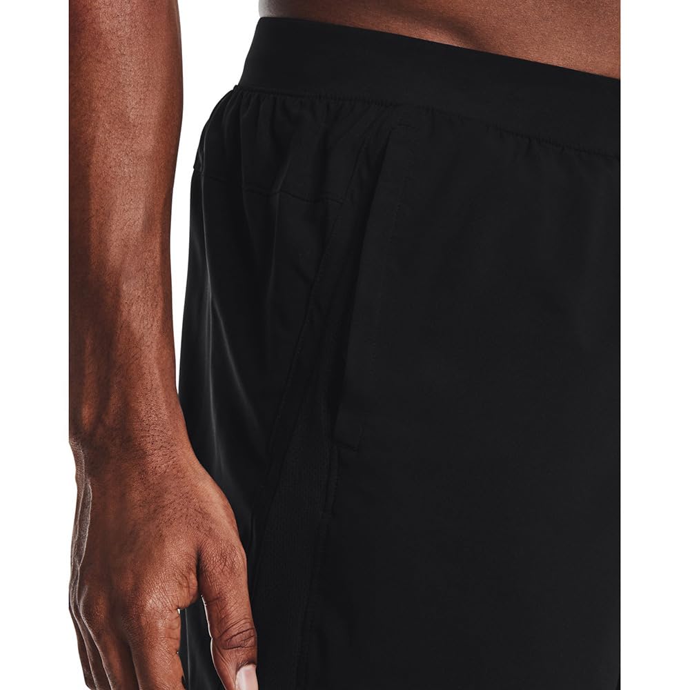 Under Armour mens Launch Run 7-inch Shorts , Black/Reflective , X-Large