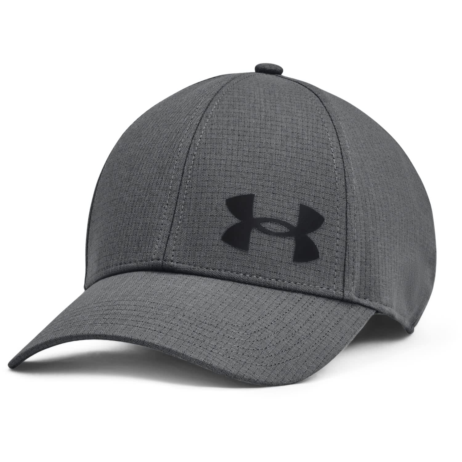 Under Armour Men's Iso-Chill Armourvent Fitted Baseball Cap , Pitch Gray (012)/Black , Large/X-Large