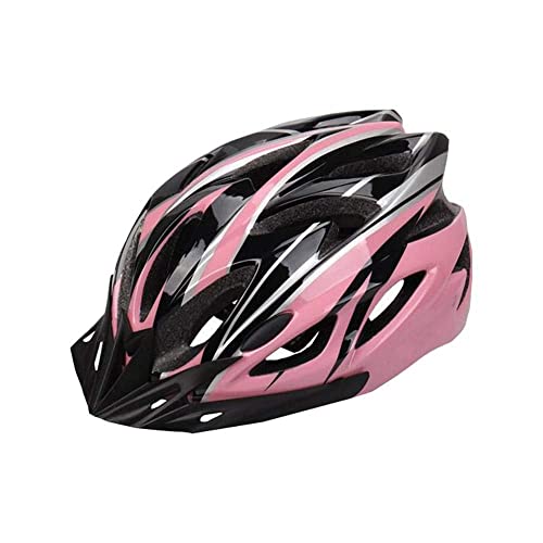 Adult Cycling Bike Helmet,Lightweight Unisex Bike Helmet,Premium Quality Airflow Bike Helmet (Black&Pink)