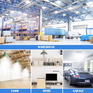 E39 80W LED Corn Light Bulb， 800W Equivalent 8000 Lumen 6500K Large Area Cool Daylight White for Outdoor Indoor Garage Warehouse Workshop Street Factory Backyard E39/E40&E26/E27 (E39/E40&E26/E27)