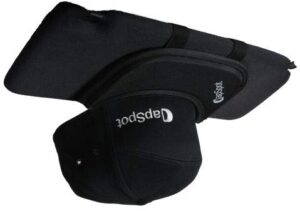 capspot flatspot baseball cap holder for your visor black