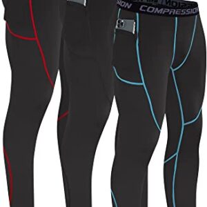 Milin Naco Men's Compression Pants Compression Leggings Sports Compression Pants & Tights Running Tights Ski Base Layer