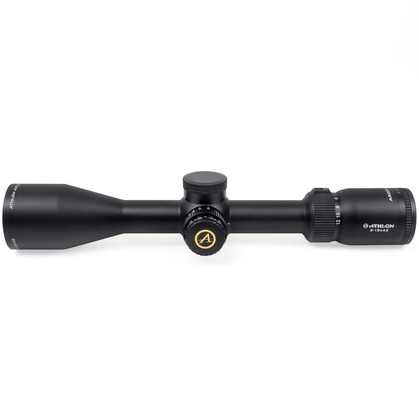 Athlon Optics Argos HMR 2-12x42 Riflescope - BDC600A SFP IR, Black