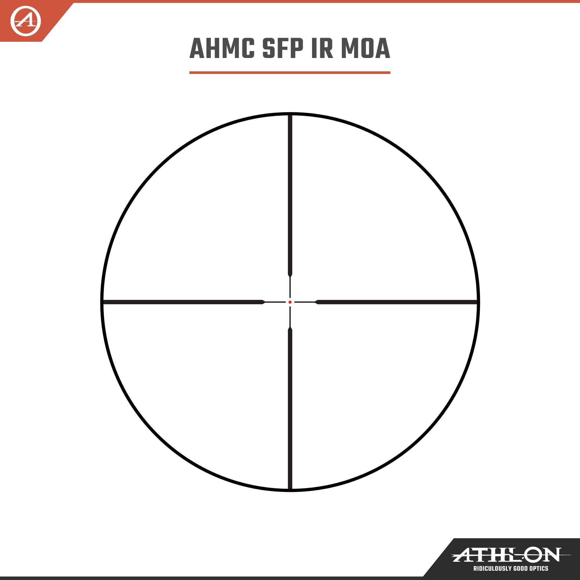 Athlon Optics Argos HMR 4-20x50 Riflescope - AHMC SFP IR MOA, Black