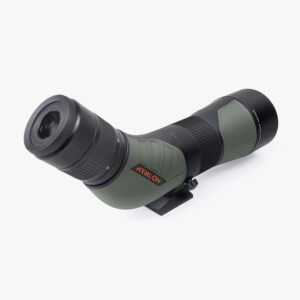 Athlon Optics Ares UHD 15-45x65 Spotting Scope - Spotting Scope for Outdoor Equipment - Bird Watching, Shooting Range & Hunting Equipment - 45 Degree - Green/Black