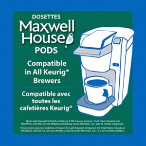 Maxwell House Decaf Coffee 100% Compostable Pods, 30 Keurig Pods, {Imported from Canada}