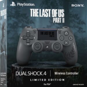 PlayStation The Last of US Part II DualShock4 Wireless Controller Limited Edition for PS4 4 Controller, Gray, MAIN-48409