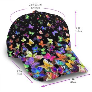 Baseball Cap Colorful Spiral Sugar Candy Sweets Print Dad Caps Classic Fashion Casual Adjustable Sport for Girls Women Hats