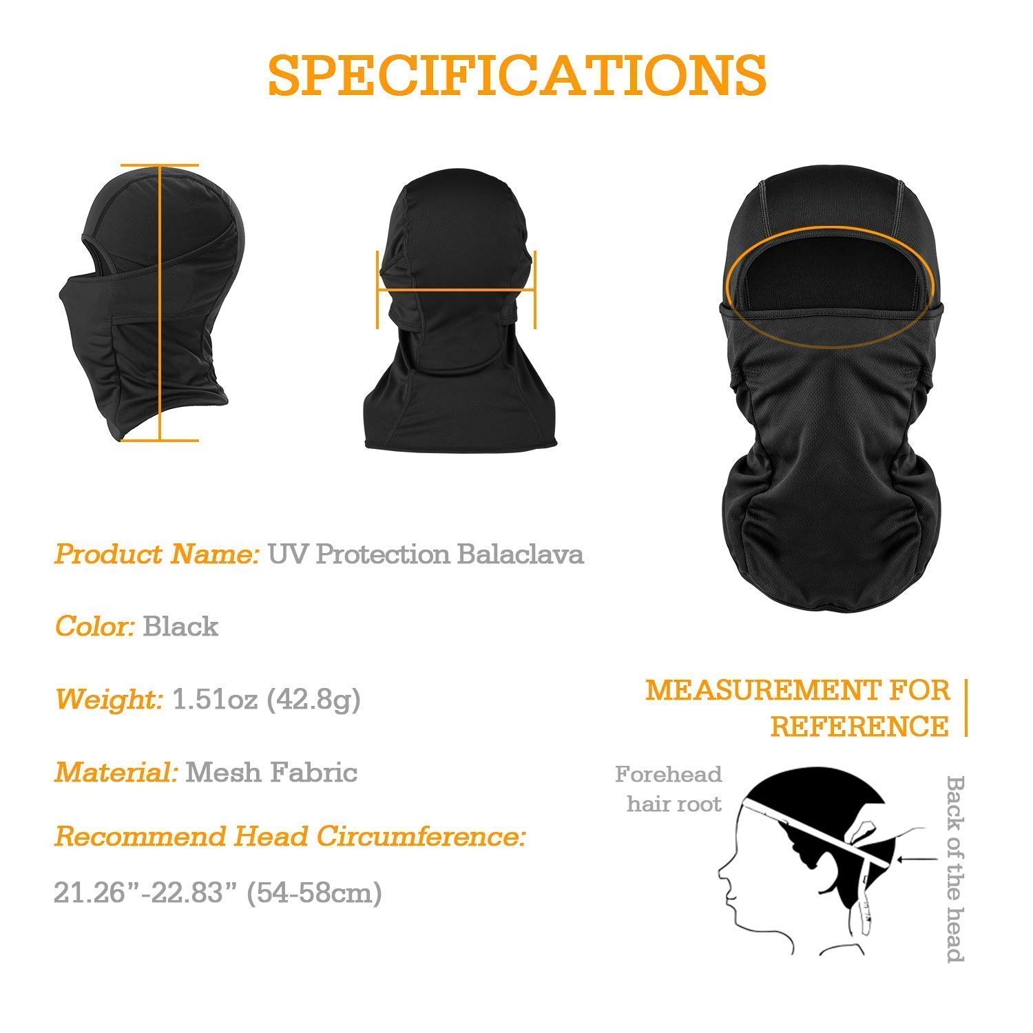 AstroAI Sun and UV Protection Balaclava and Windproof Ski Mask Bundle