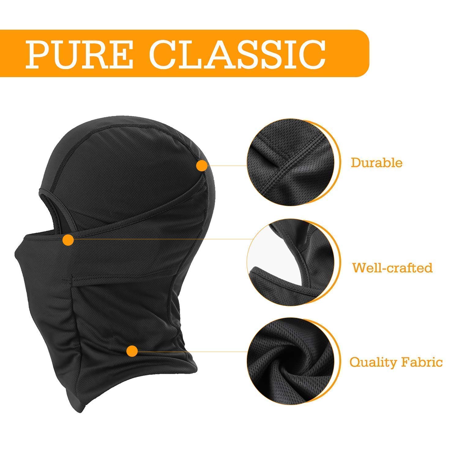 AstroAI Sun and UV Protection Balaclava and Windproof Ski Mask Bundle