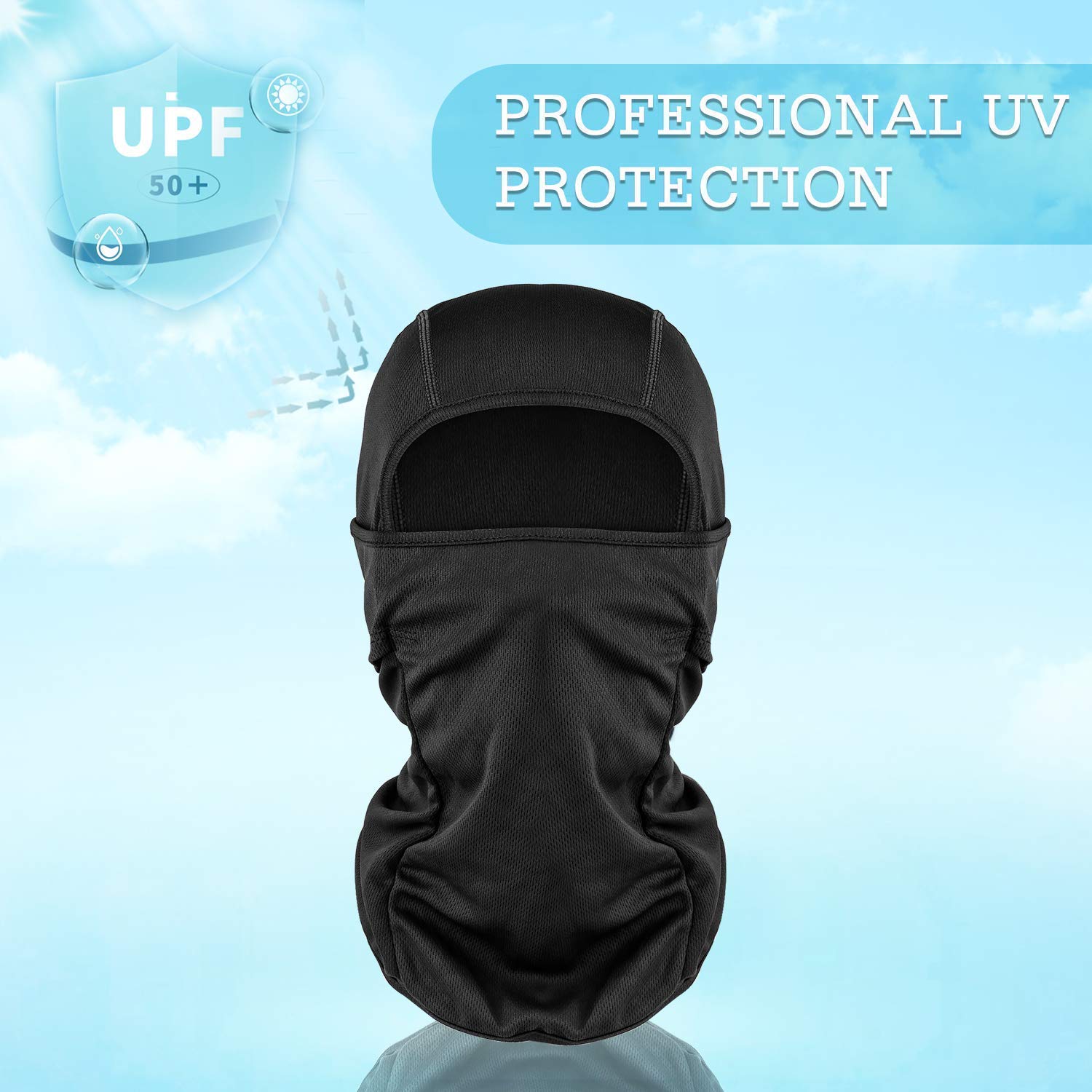 AstroAI Sun and UV Protection Balaclava and Windproof Ski Mask Bundle