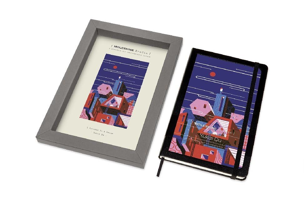 Moleskine Limited Edition Studio Collection Notebook, Hard Cover, Large (5" x 8.25"), Ruled/Lined, Yukai Du, 240 Pages