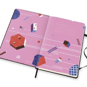 Moleskine Limited Edition Studio Collection Notebook, Hard Cover, Large (5" x 8.25"), Ruled/Lined, Yukai Du, 240 Pages