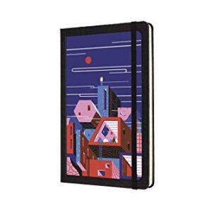 Moleskine Limited Edition Studio Collection Notebook, Hard Cover, Large (5" x 8.25"), Ruled/Lined, Yukai Du, 240 Pages