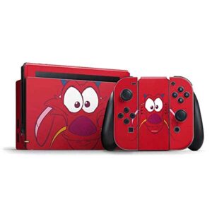 Skinit Decal Gaming Skin Compatible with Nintendo Switch Bundle - Officially Licensed Disney Mulan Mushu Design