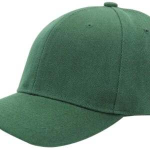 AZTRONA Baseball Cap Men Women - Adjustable Plain Sports Fashion Quality Hat, DGN Dark Green