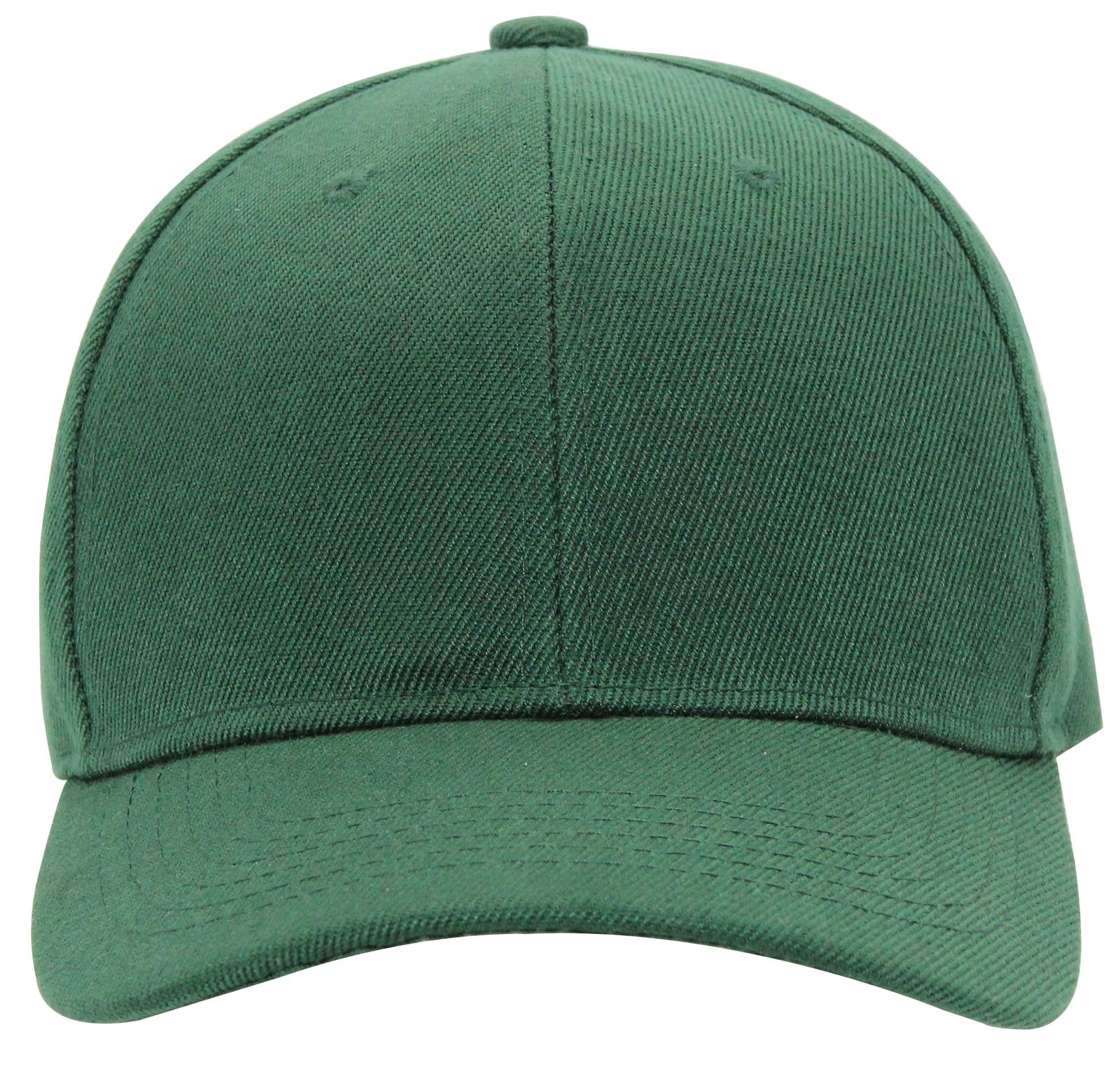 AZTRONA Baseball Cap Men Women - Adjustable Plain Sports Fashion Quality Hat, DGN Dark Green