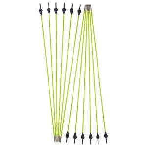 ZSHJGJR 30 Inch Archery Fiberglass Arrow Spine 600 Arrow Hunting Target Practice Arrow for 10-30 Lbs Recurve Straight Compound Bow 6 or 12pcs (6pcs)