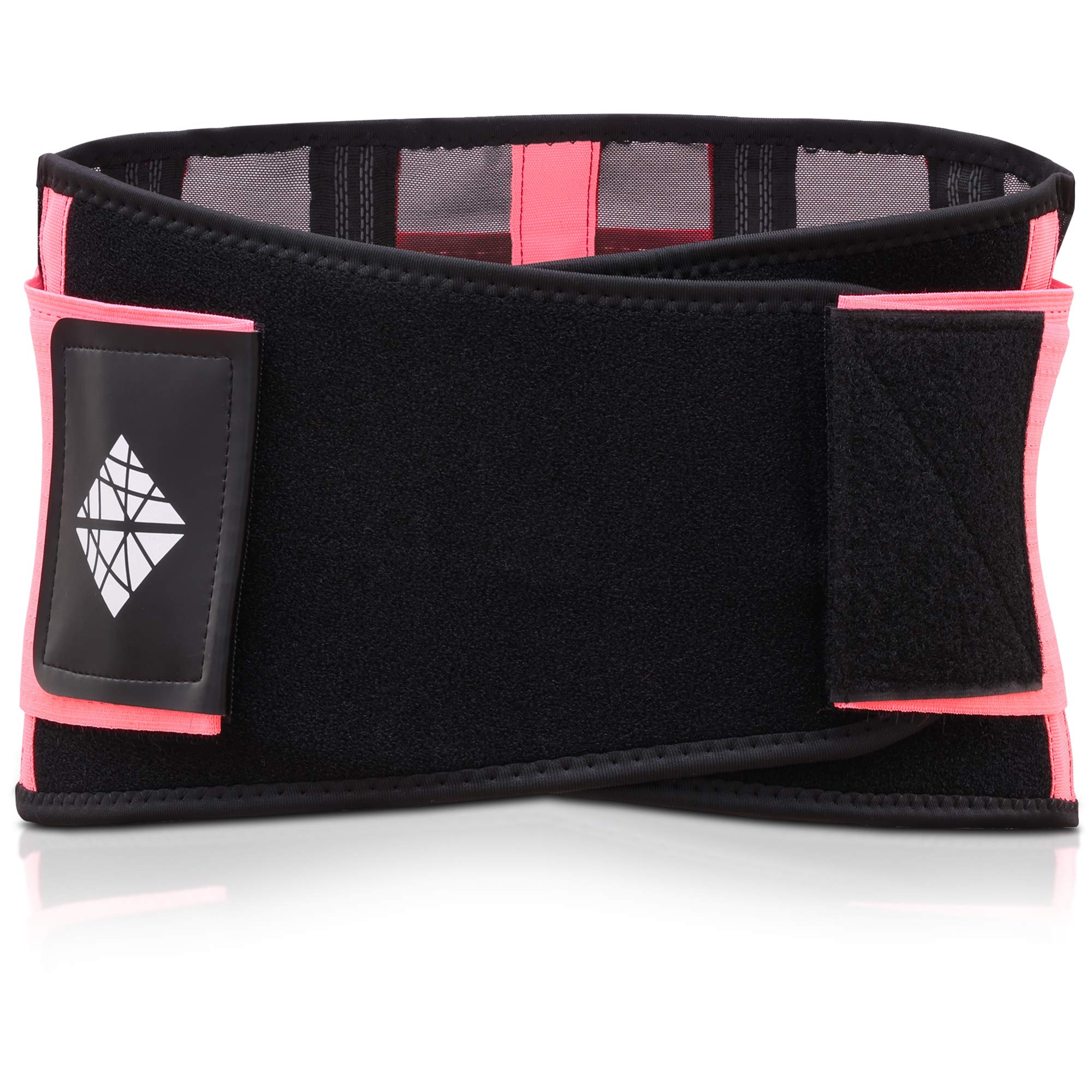 Back Brace for Lower Back Pain Women, Thin Lumbar Back Support Belt, Herniated Disc & Lower Back Pain Relief, Adjustable Back Brace For Women, for Heavy Lifting, Exercise, Workout Back Brace Pink L