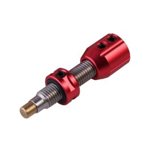 BICASTER Archery Screw-in Pressure Button Adjustable Cushion Plunger Cooper Thread for Recurve Bows (Red)