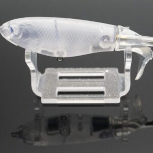 Free Eye 5pcs Unpainted Plopper Bait Fishing unpainted Lure Body 105mm 14.57g Clear Hard Blank Lures PL2