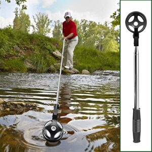 prowithlin Golf Ball Retriever, Stainless Telescopic Extendable Golf Ball Retriever for Water w/Golf Ball Pick Up Retriever Grabber Claw Sucker Tool, Golf Gift for Men (9ft)