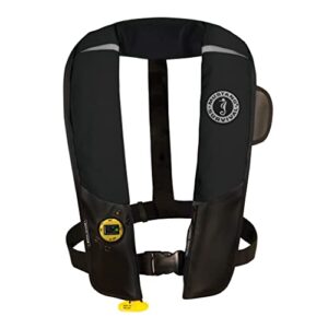 mustang survival - pilot 38 manual inflatable pfd - black, one size fits all