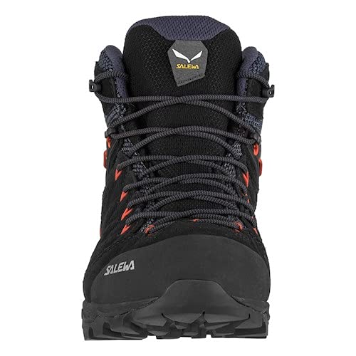 Salewa Men's Alp Mate Mid Waterproof Trekking & Hiking Boot - Black Out/Fluo Orange - 10