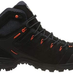 Salewa Men's Alp Mate Mid Waterproof Trekking & Hiking Boot - Black Out/Fluo Orange - 10