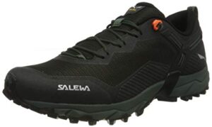 salewa ultra train 3 hiking shoe - men's raw green/black out 12