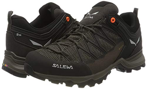 Salewa MTN Trainer Lite GTX Hiking Shoes - Men's Wallnut/Fluo Orange 9.5