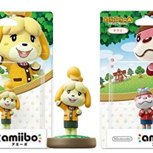 Animal Crossing 2 Pack Set [Isabelle Winter Outfit/Lottie] Series for Nintendo Switch -Switch Lite -WiiU- 3DS [Japan Import]