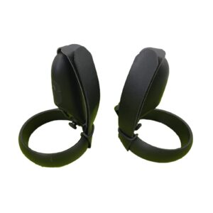 VR Controller Adjustable Knuckle Straps for Oculus Quest/ Oculus Rift S Touch Handle Microfiber Cloth Grips (1 Pair)