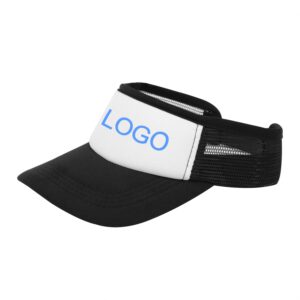 Custom Picture Visor Cap Personalized Photo Hats Customize Your Own Design Text Photos Image Logo Hiphop Hat Sport Baseball Cap Trucker Hats Men Women Visor Cap Summer Sun Hats Black