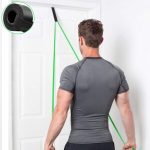 Resistance Bands Door Anchor Attachment Secure Door Anchor Heavy Duty Door Anchor for Resistance Bands Door Jamb Anchor Fitness Workout Band Door Anchor (Larger/Won't Damage Door)