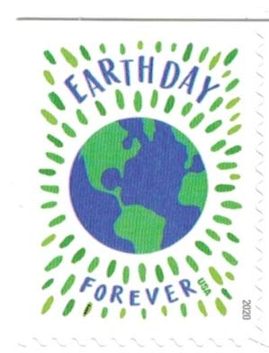 USPS Earth Day (Booklet of 20) Save Earth, Recycle, Awareness, Thank You, Climate, Party First Class Forever Postage Stamps Scott #5459