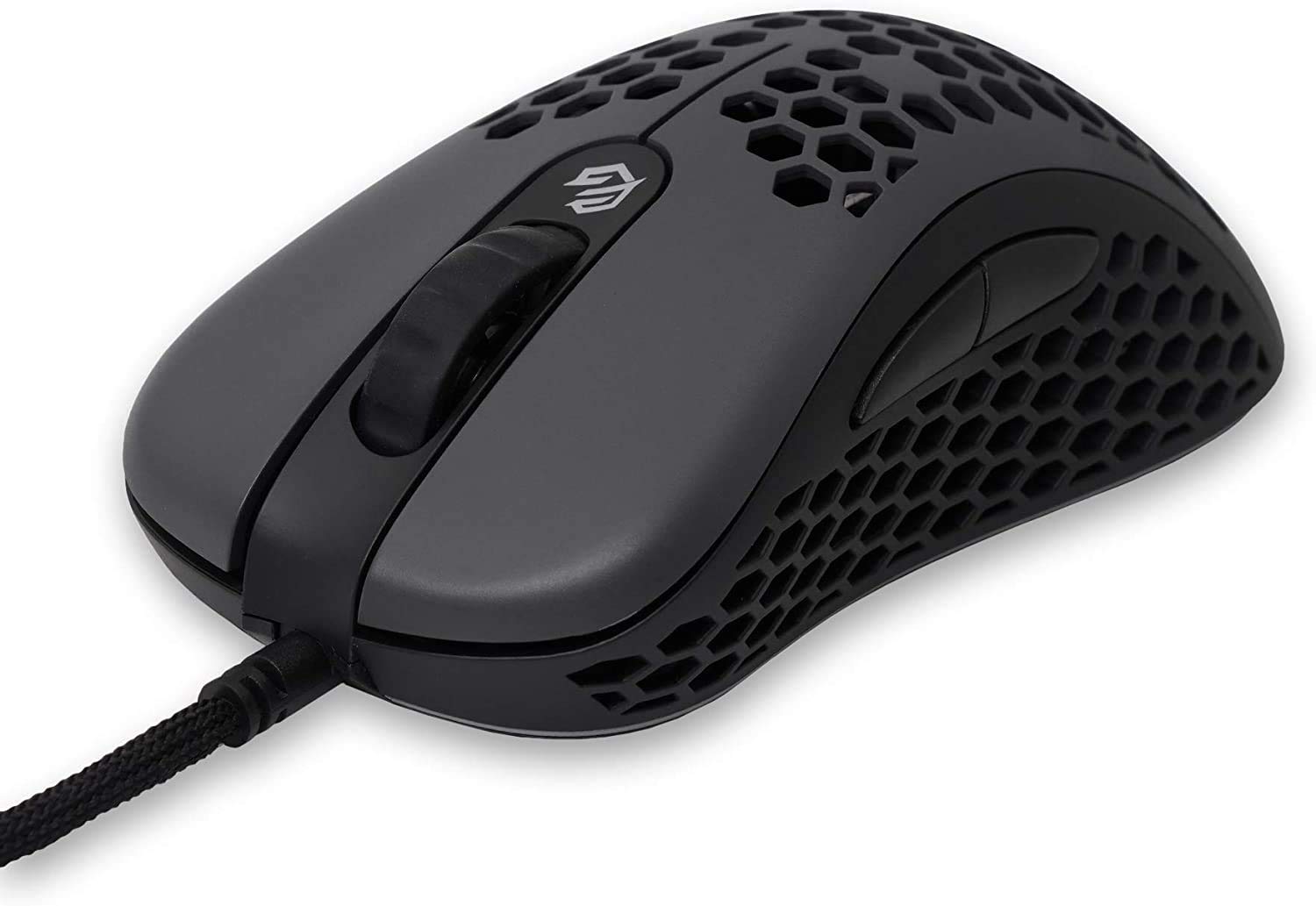 Gwolves Skoll SKL 2020 Edition 65g Ultra Lightweight Honeycomb Design Wired RGB Gaming Mouse up to 12000 DPI (Black) (Long)