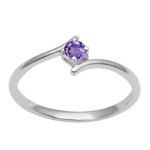 shine jewel 925 sterling silver round amethyst gemstone solitaire ring (6)