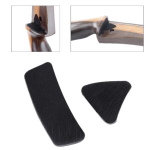 DEALPEAK 2Pcs/Set Archery Hunting Arrow Rest Pad Adhesive Patch Recurve Bow Arrows Rest Sticker Accessory