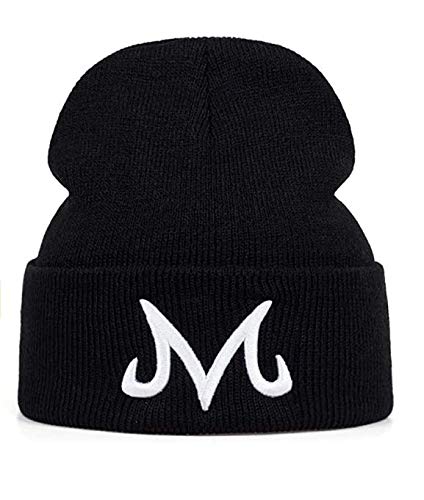 Jun New Brand Majin Buu Winter Hat Cotton Knitted Hat Knitted Beanie Hat for Pink Black (Pink)